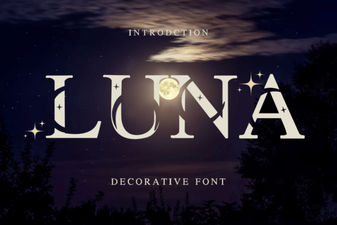 Discover the Luna Font for Creative Design Projects
