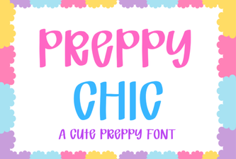 Elevate Your Designs with Preppy Chic Typography