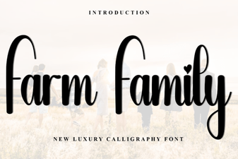 Farm Family Font: Designs for Your Rural Projects
